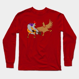 Happy Chickens Long Sleeve T-Shirt